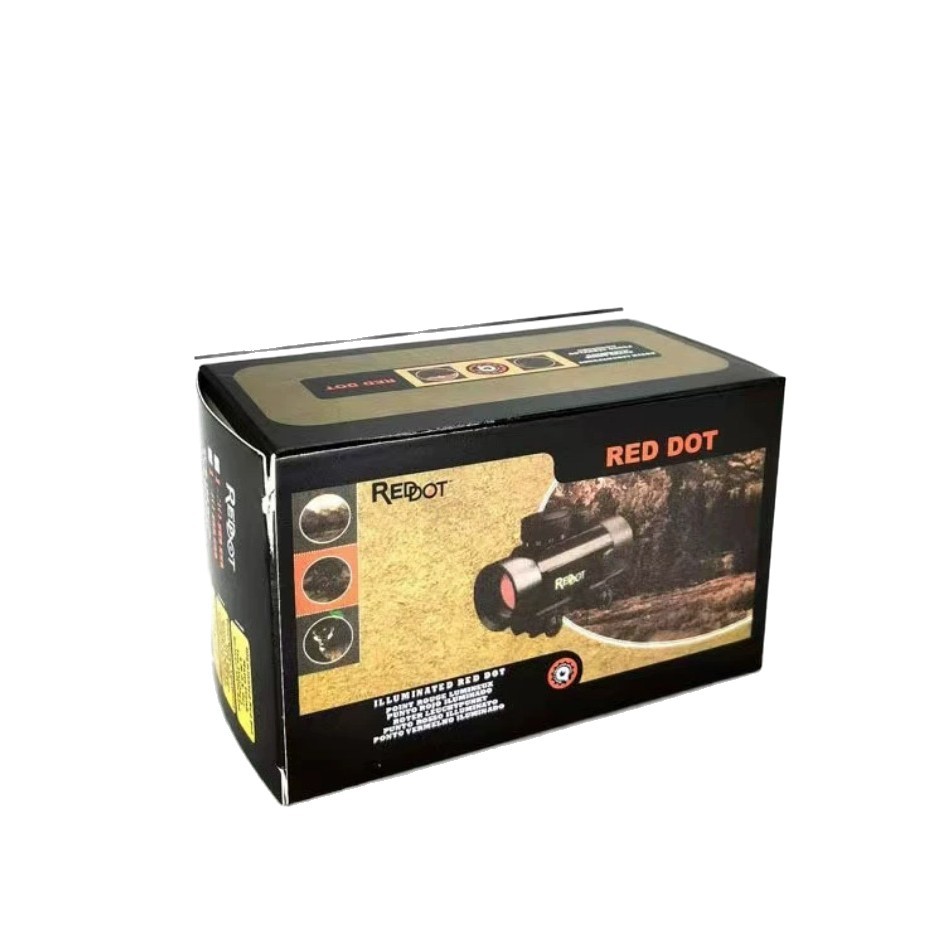 Accesorios de lanza transfronteriza RD 1 * 40 viaje al aire libre objetivo ajustable telescopio flip-top punto rojo