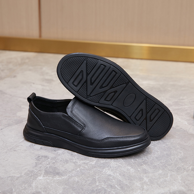 Men's comfortable breathable casual leather shoes_voghion.com