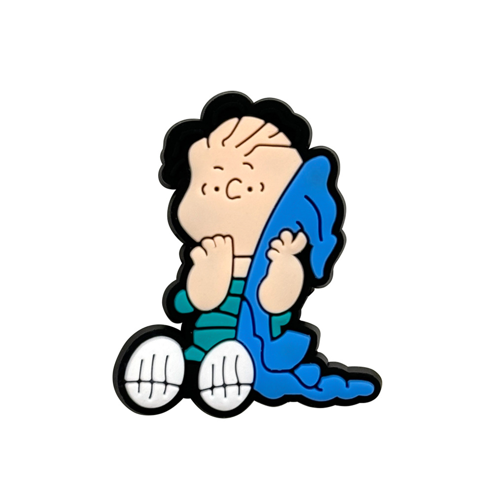 Círculos animados Snoopy zapatos flores Snoopy zapatos agujero de flores accesorios botones de zapato PVC botones de jardín botones de decoración