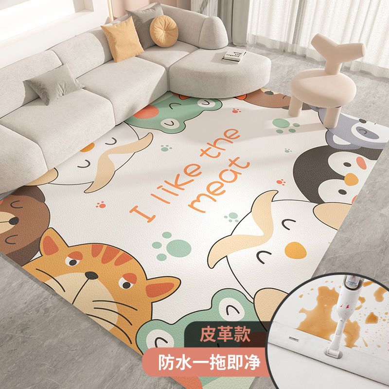 어린이 방수 매트 스크럽 크롤링 매트 가정용 거실 침실 아기 등산 매트 두꺼운 가죽 카펫