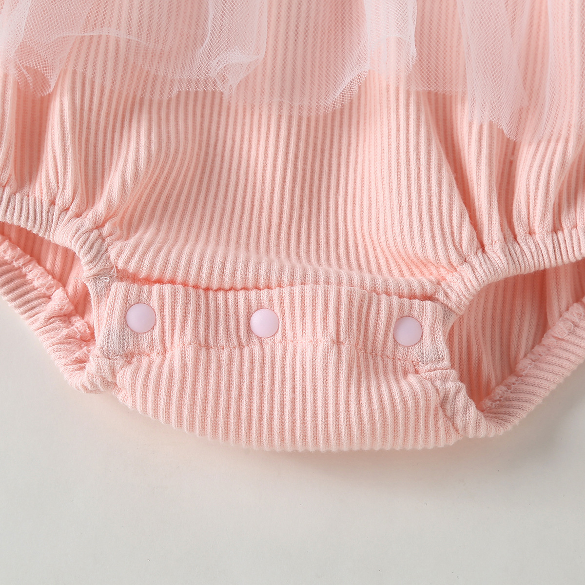 Lässig Klassischer Stil Einfarbig Baumwolle Baby Strampler display picture 8