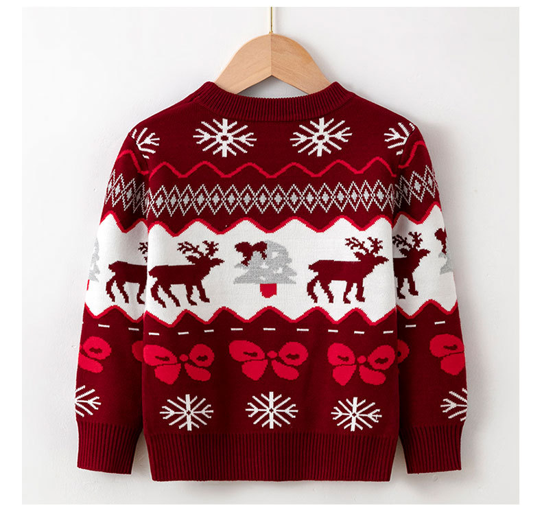 Christmas Fashion Cartoon Knit Hoodies & Sweaters display picture 4