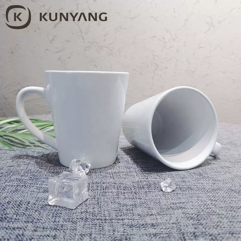 热转印12oz涂层马克杯陶瓷杯可定制升华白杯陶瓷咖啡杯