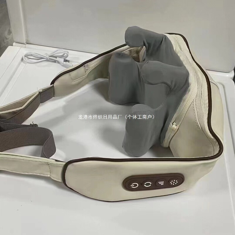 クロスボーダーマッサージショール肩甲骨頸椎クランプもみほぐし充電式温湿布電気マッサージャー首マッサージャー|undefined