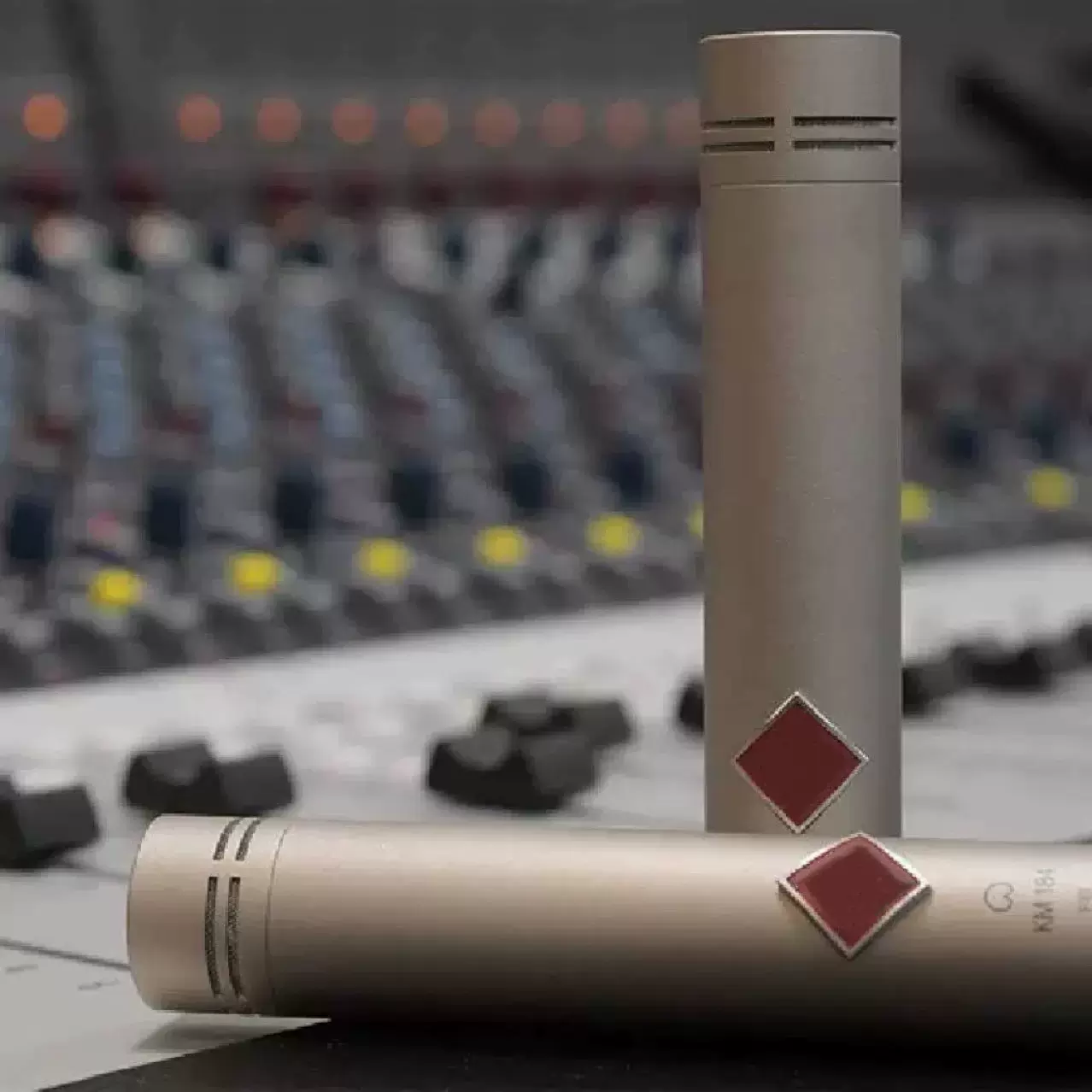 KM184 跨境香槟色专业振膜乐器电容麦克风