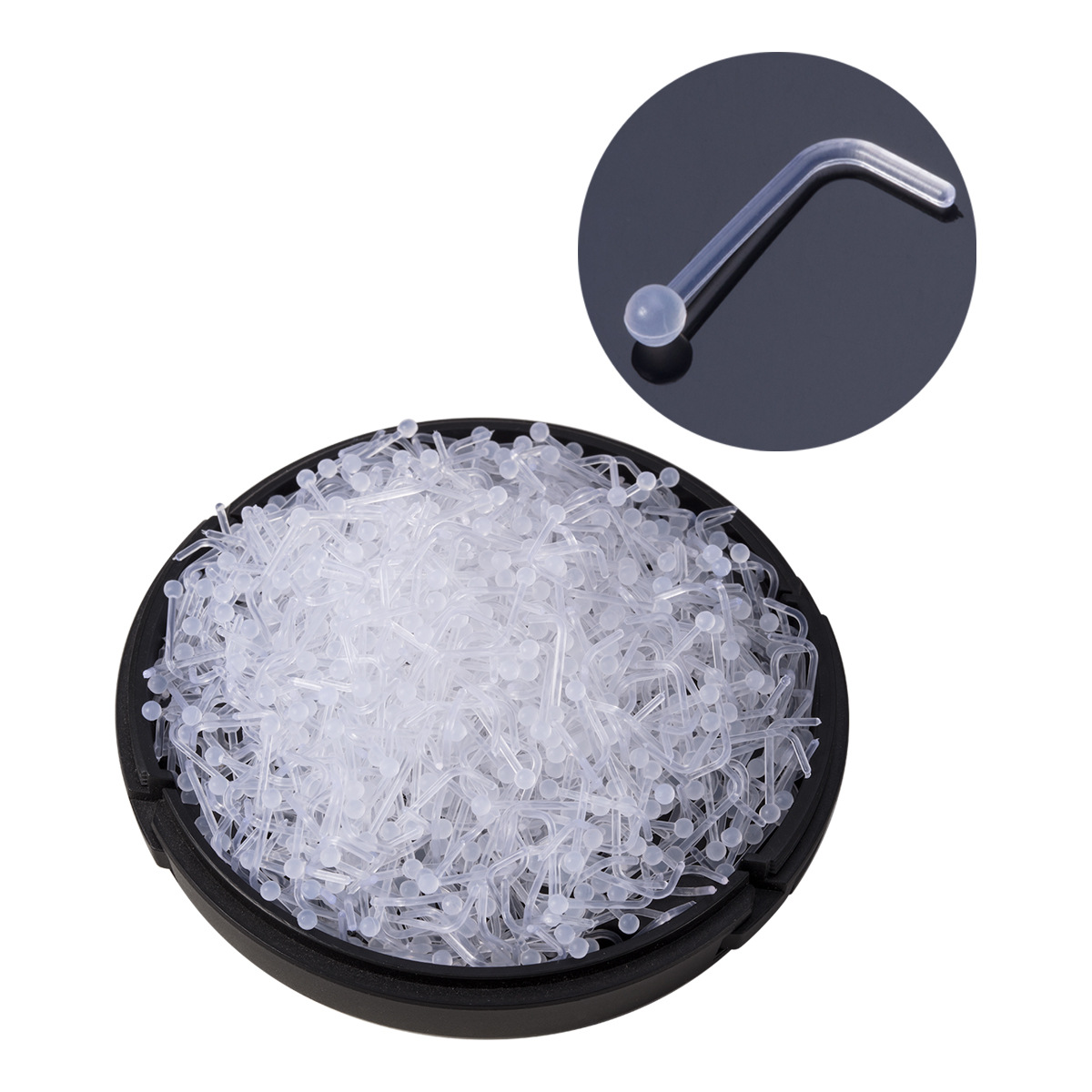 Simple Style Solid Color Arylic Nose studs 1 Set