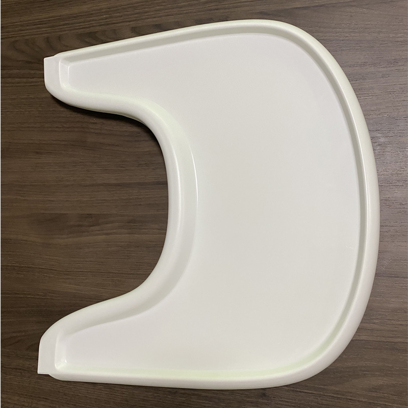 Children's growth chair glossy plate baby chair tray plate mirror glossy non-slip bowl high stool plate