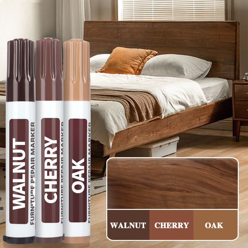 Door and Window Wood Grain Furniture Scratch Repair Floor Furniture Beauty Repair Paint Pen Home Wooden Door Repair Color Pen