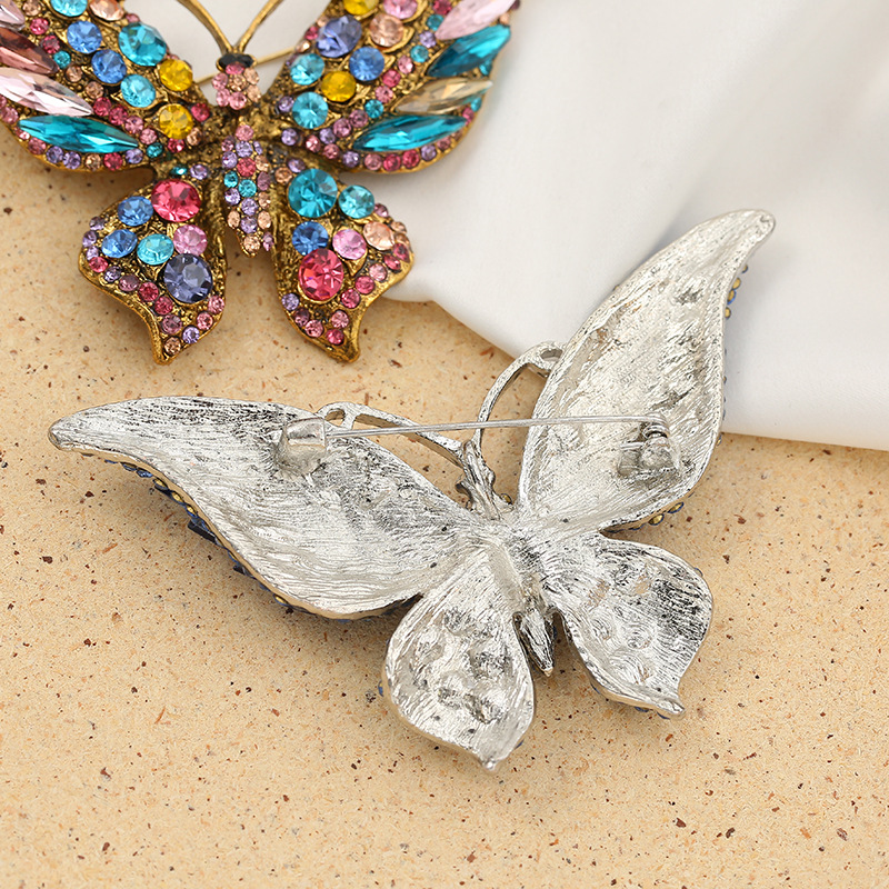 Fashion Butterfly Alloy Inlay Rhinestones Women's Brooches display picture 4