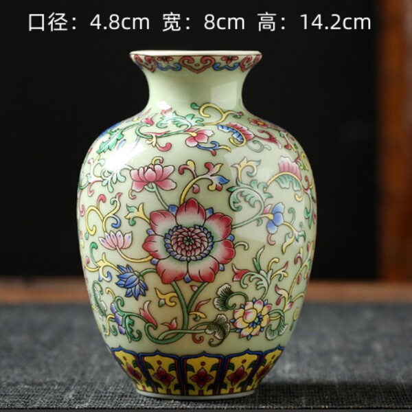 Ceramic retro enamel flower-shaped