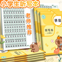 每日听写本小学生专用一二年级四五三年级语文英语单词听写默写本
