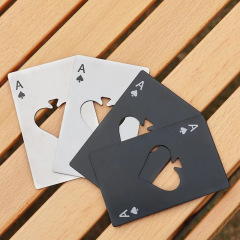 クリエイティブポーカービール栓抜きスペードA栓抜き多機能ビールオープナーパーソナライズされたワインオープナーバー