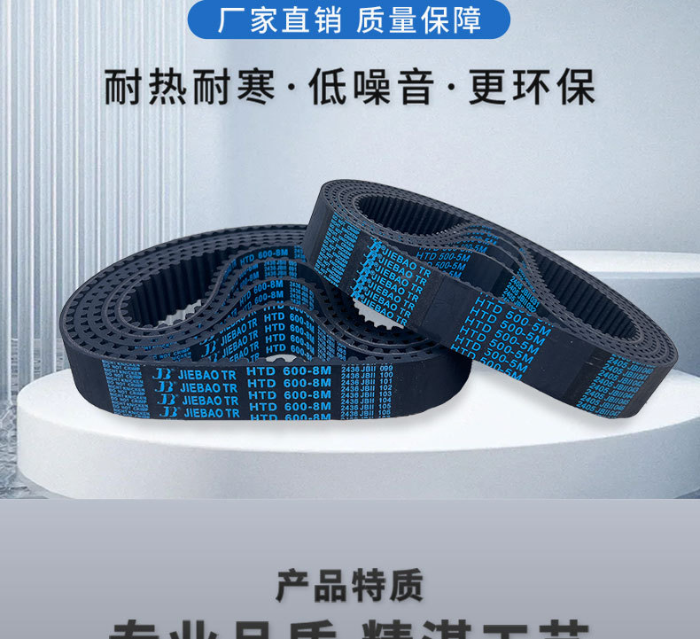 Jaguar Rubber Timing Belt S3Ms5Ms8Ms14Mt5T10 Industrial Belt Transmission Belt Timing Belt Cross-Border Exclusive Supply
