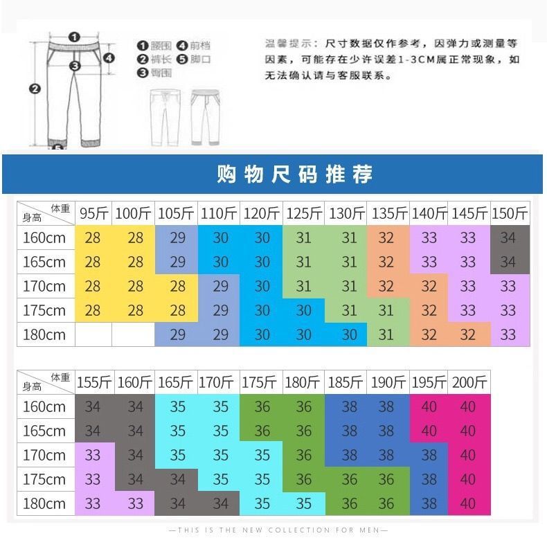 商品详情图_2022新款男裤春夏季男士小脚裤修身型时尚弹力休