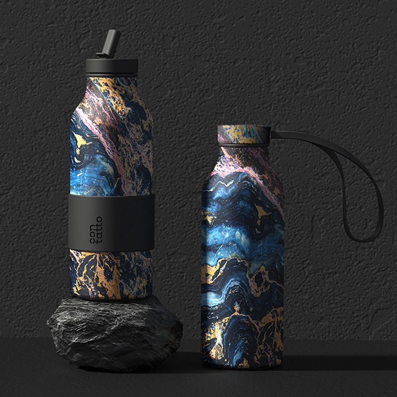 可定作contatto花色保温杯不锈钢户外节庆商务伴手礼男女饮保温杯