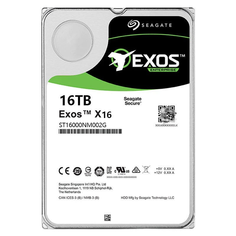 Серия Galaxy EXOS X18 16ТБ 256МБ 7200 Вращающийся Enterprise Жесткий диск ST16000NM004J