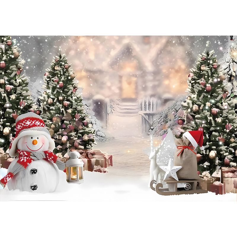 2025国境を越えたアマゾンのギフトボックスクリスマスのドアの幅の背景の布の丸い写真の道具のパーティーの装飾の旗|undefined