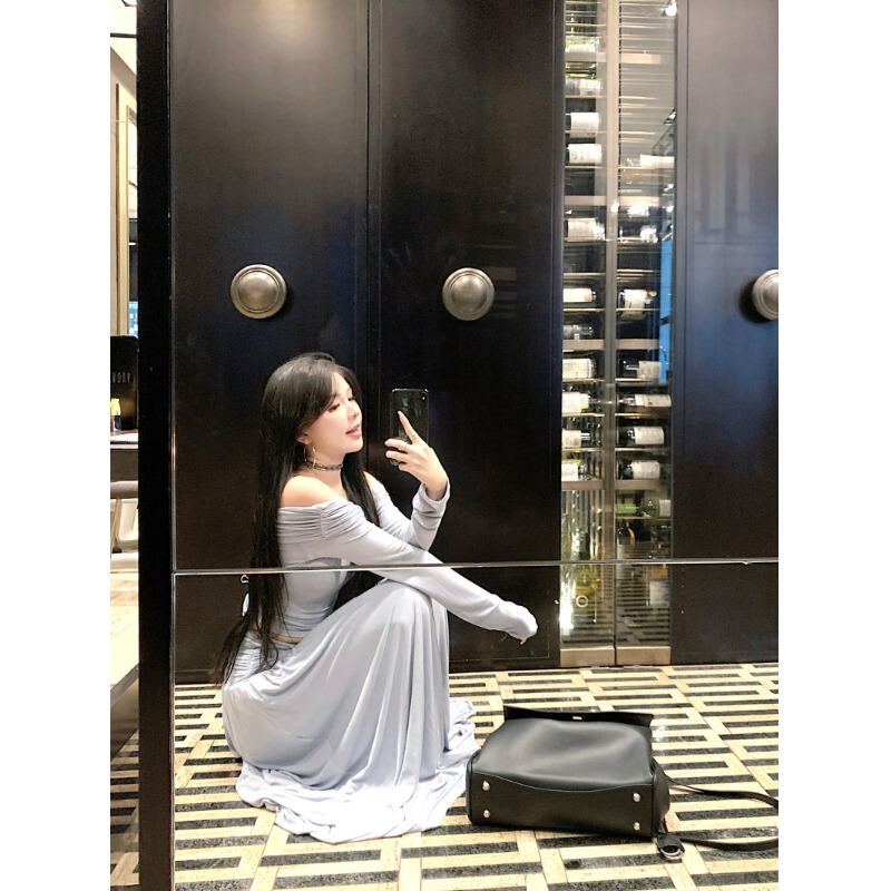 Shoulder Chanel Style dress Children Fall 2024 New Korean Drama Little Man Wearing a Full suit Dress