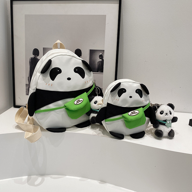 Cute Panda Bag Cartoon Backpack Ins Girl Soft Girl Mini Backpack College Student Class Small Schoolbag for Women