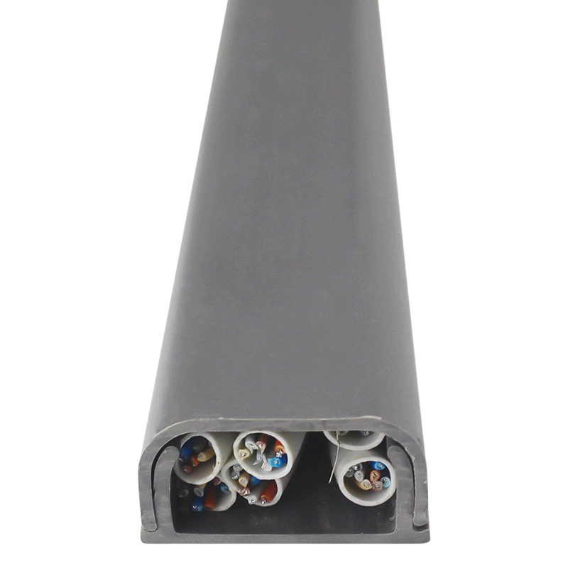 Канал для кабеля Ailide 24×12, квадратный, большой, из ПВХ, для пола, для хранения проводов, противоскользящий, для торговых центров