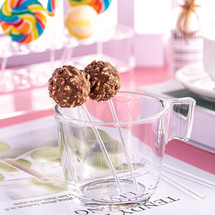 Transparent Acrylic Candy Stick DIY Biscuit Rainbow Candy Chocolate Cake Stick Decoration Stick Lollipop Stick