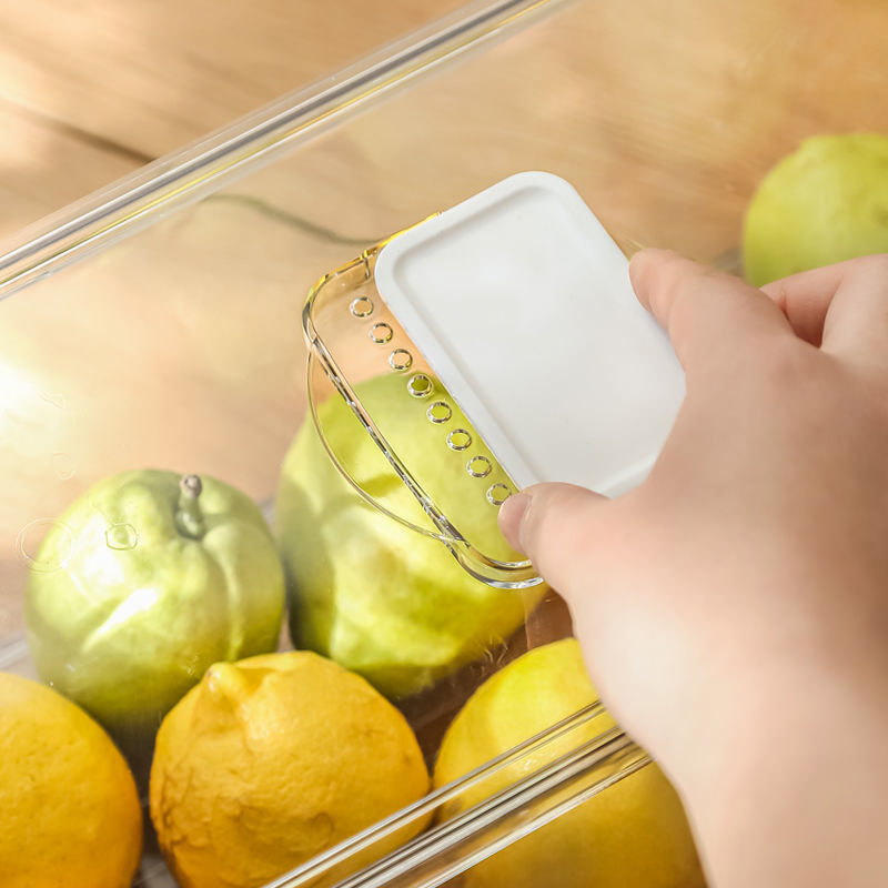 ペット冷蔵庫収納ボックス鮮度保持ボックス食品グレード透明果物と野菜冷凍ボックスキッチン整理卸売|undefined