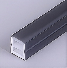 黑色套管任意造型柔软硅胶led灯带套管多种规格支持制定颜色正发