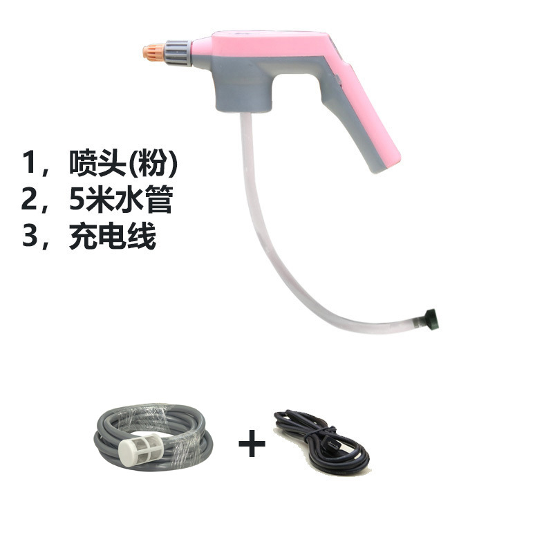 Boquilla neumática eléctrica boquilla de botella de plástico Flor de riego de lavado de coches se puede combinar con tubería de agua hervidor cuerpo regadera Venta directa de fábrica image 15