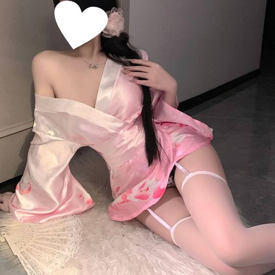 Dirty Rabbit Temptation Sexy Underwear Sexy Deep V Flower Fox Dream Second Dimension Cardigan Japanese Kimono Uniform suit