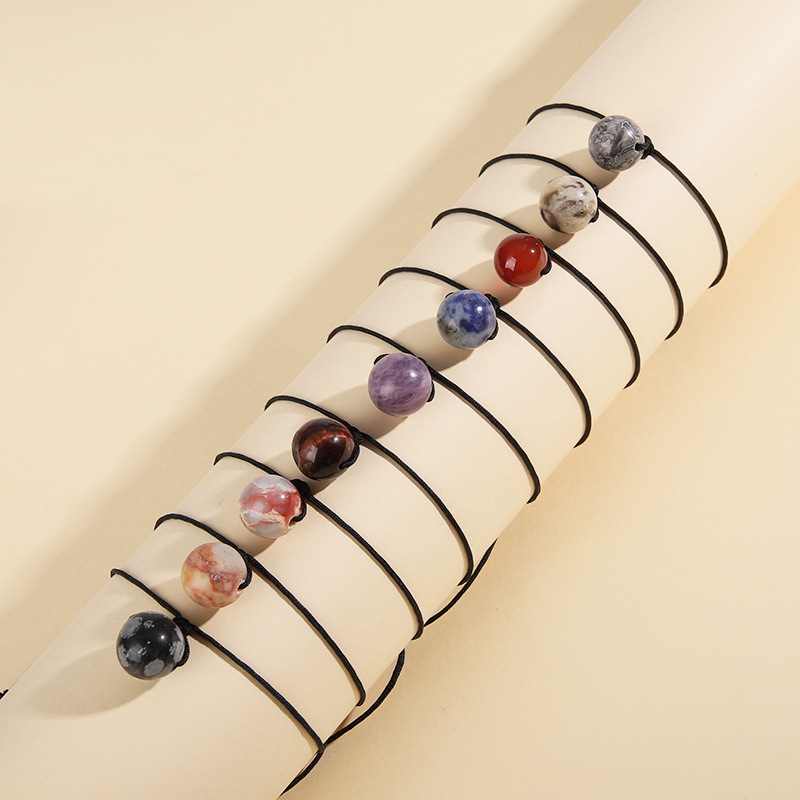 Simple Style Geometric natural stone Plating Bracelets 1 Piece