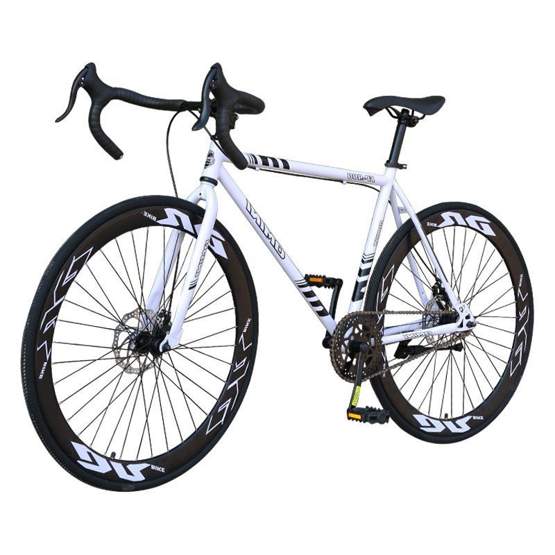 Road Bicycle Racing Racing Live Flying Curved Handlebar Dead Flying Light Non-Solid Tire Adult Student Male and Female Bicycle