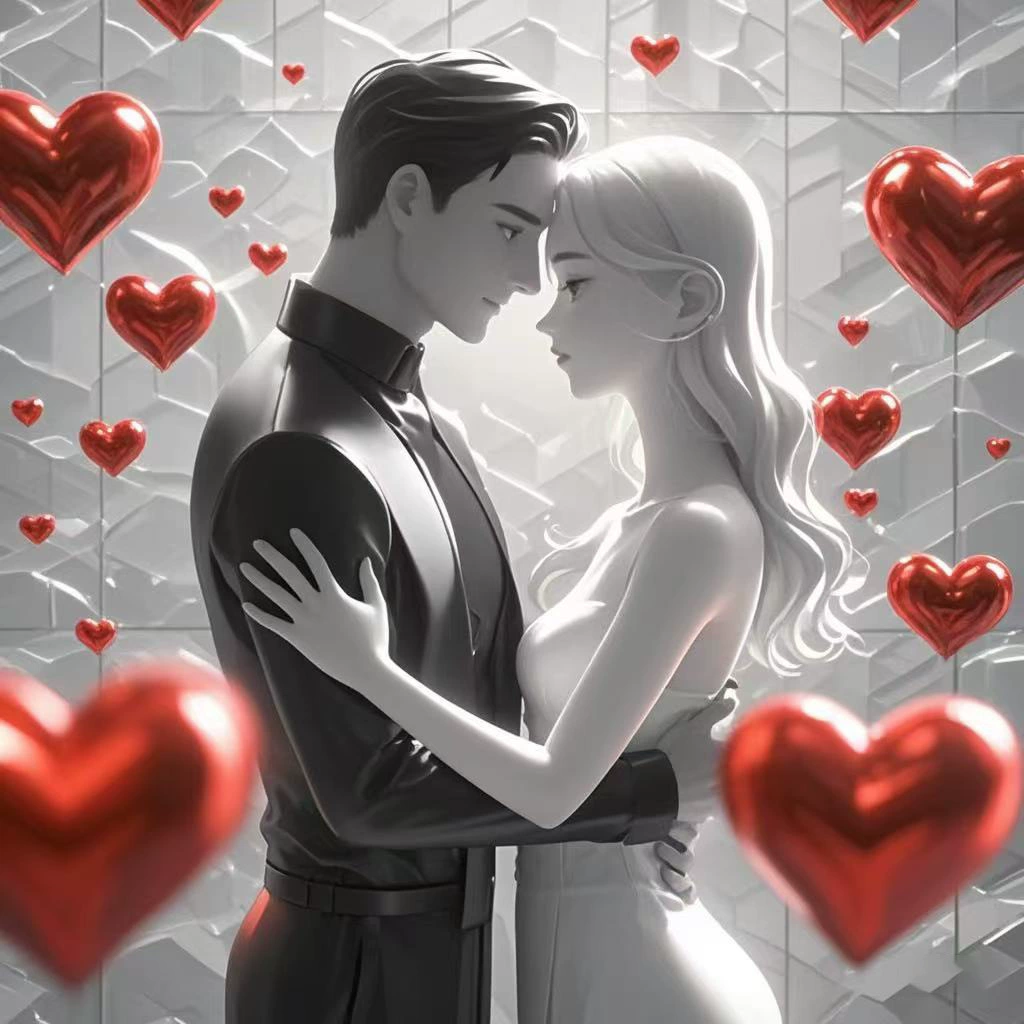 Трансграничные взрывы День Святого Валентина пара обнимает ожерелье мода креативная пара ожерелье праздник признание влюбленных первых украшений