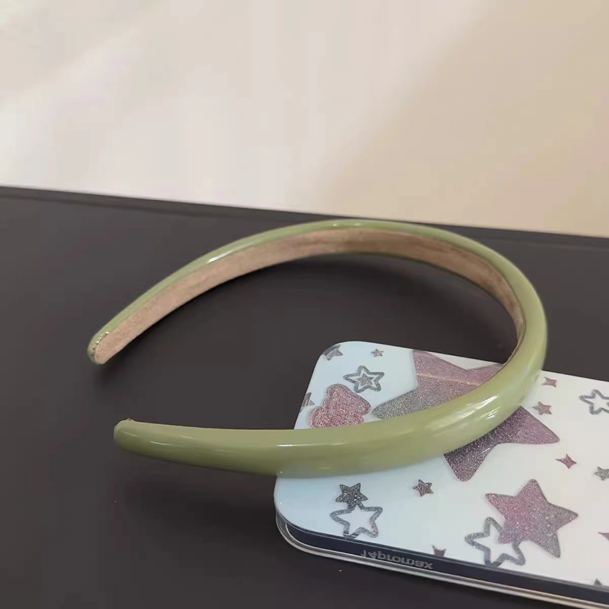 Estilo coreano de la niña correa de cuero correa de cabeza alta correa de cabeza dulce primavera y verano correa de cabello adornamiento al por mayor