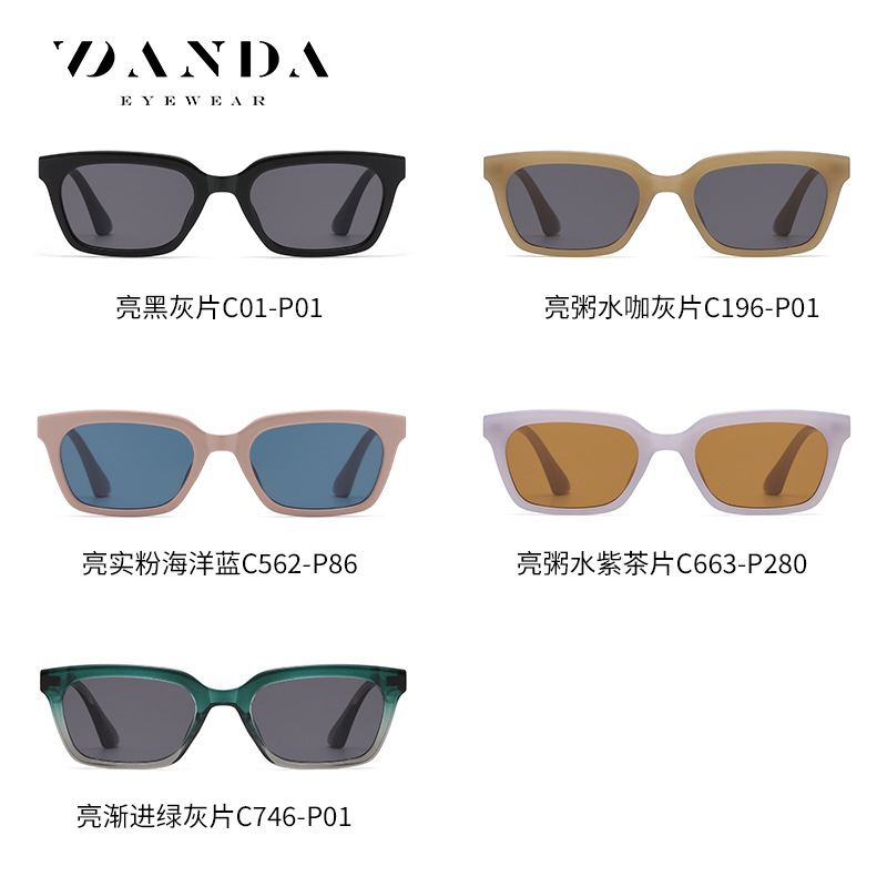 Nueva marca de moda GM mismo estilo gafas de sol personalizado pequeño marco a prueba de rayos UV gafas de sol 6503 Street shooting ins estilo gafas de sol