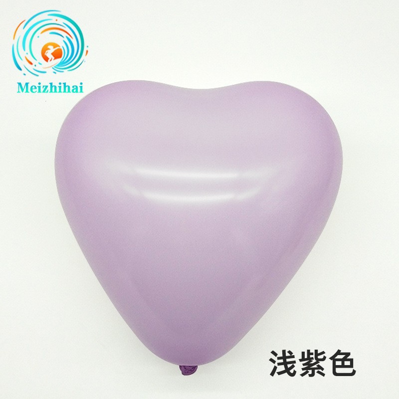 2.2g Matt Macaron Love Balloon Heart Balloon Impresión Decoración de la casa de boda Set de globos de boda