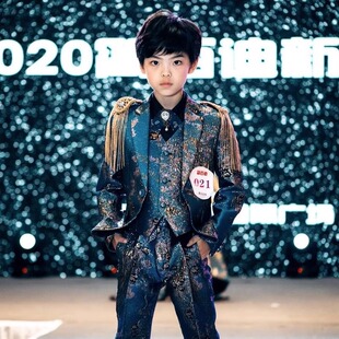 Boys' Dress Suit suit Birthday Stage Host Show Handsome Suit Children's Suit