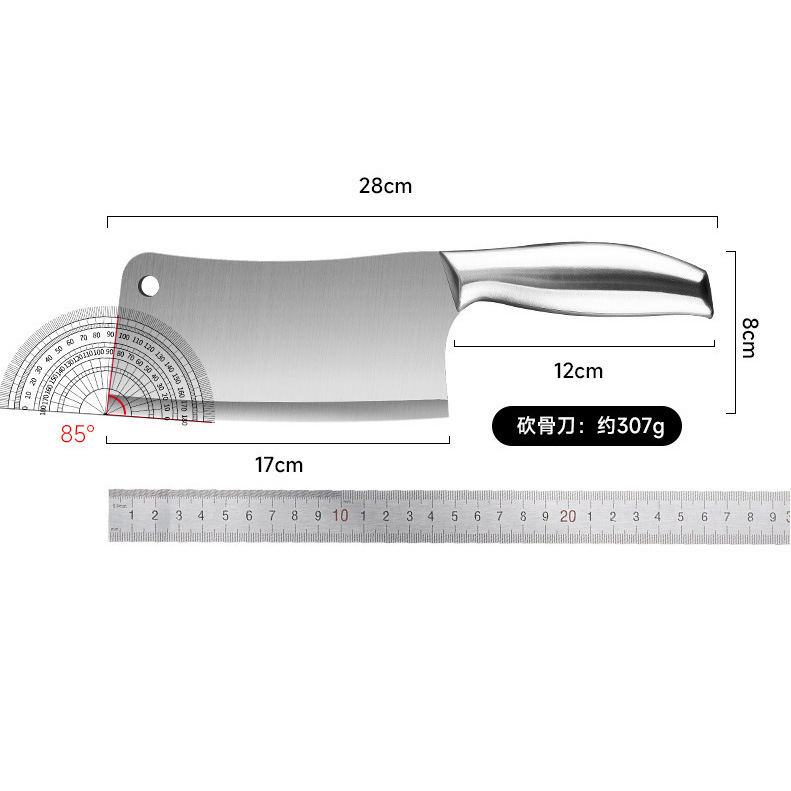 Cuchillo de cocina de acero inoxidable cuchillo de cocina afilado Yangjiang cuchillo de cocina forjado cuchillo de corte de carne cuchillo de corte al por mayor