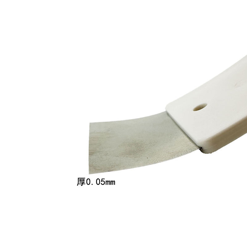 Raspador de calafateo de arena de colores epoxi, espátula de limpieza, raspador de papel tapiz, raspador de película para coche, herramienta de costura plana.