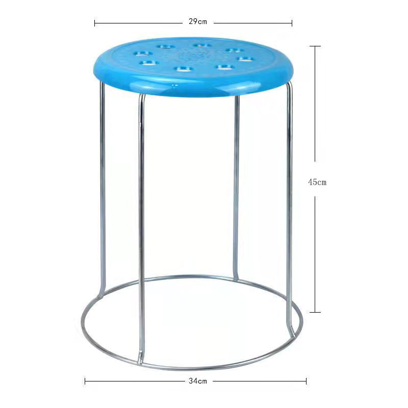 Sillas taburetes de metal taburetes redondos para el hogar taburetes de comedor gruesos de acero sala de estar para el hogar parrilla gran estante de envío gratuito