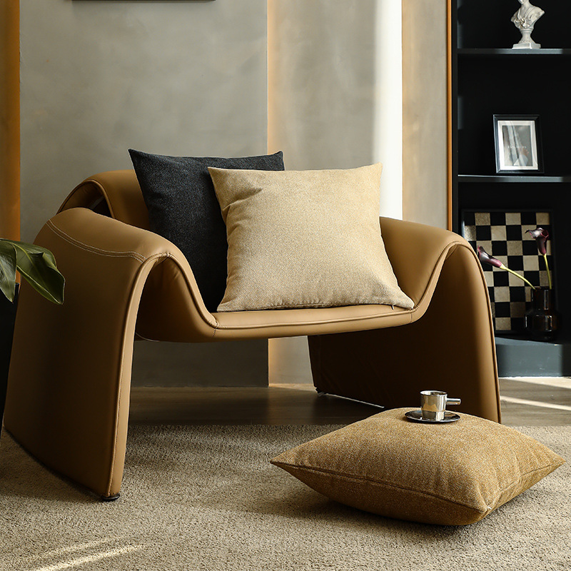Colorful Thick Chenille Pillowcases Simple Italian Home Sofa Backrest Covers Pillowcases Wholesale
