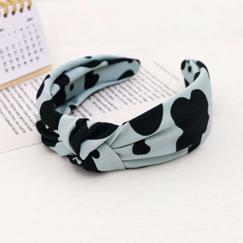 Cow Fabric Printing Knotted Korean Style Headband Wholesale Nihaojewelry display picture 8