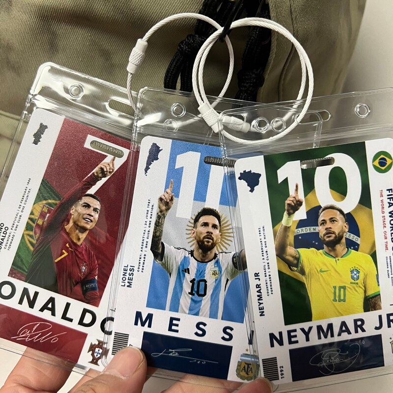 2026 World Cup C. Ronaldo backpack pendant, Neymar backpack accessory, keychain, Messi football creative merchandise 2026 World Cup C. Ronaldo backpack pendant, Neymar backpack accessory, keychain, Messi football creative merchandise