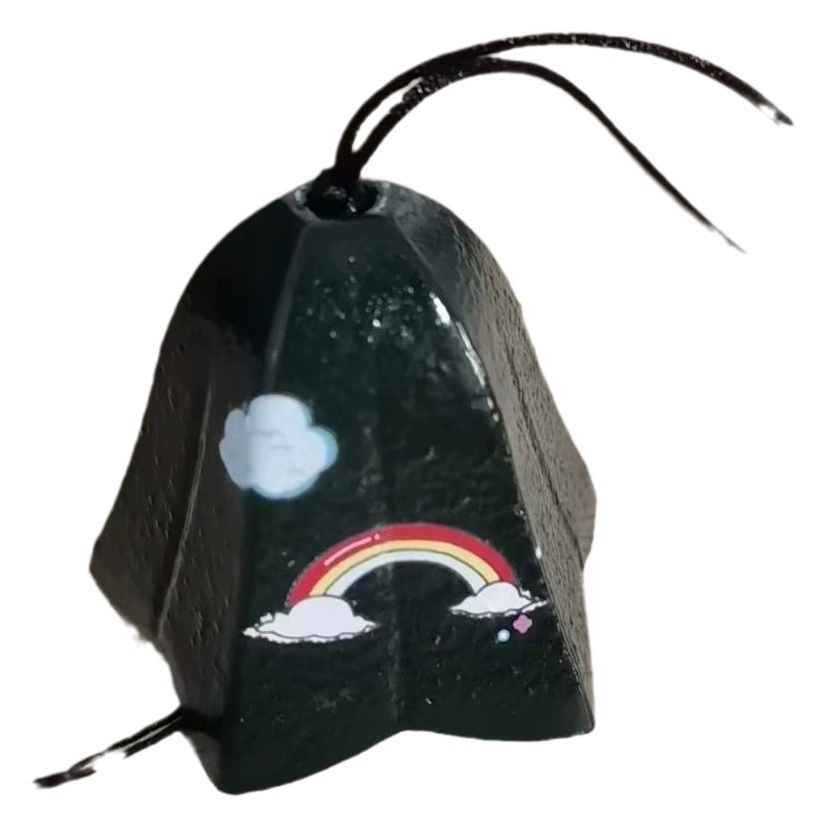 Чугунный ветряной Колокольчик в китайском и японском стиле, подвесное украшение, крепление Fuji, ретро, живописный уголок, балкон, открытый двор, металлический ветряной колокольчик