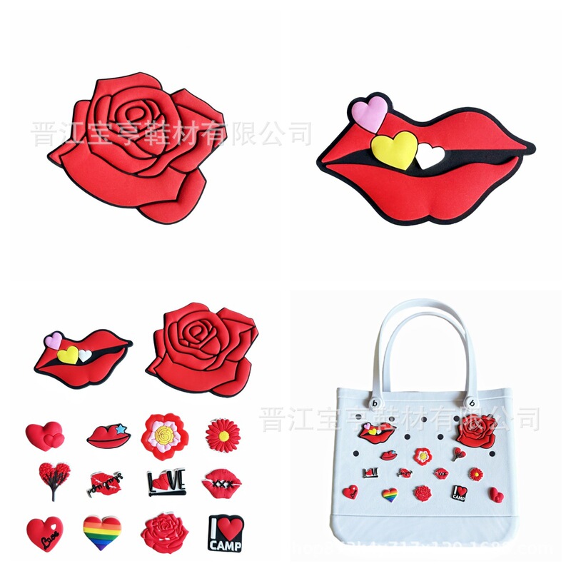 New EVA hole bag accessories 2~3cm for bogg bag decorative hole bag beach bag accessories