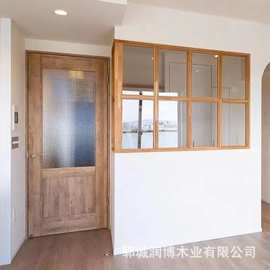 老榆木仿古民宿室内门房间套装门单开室内门民宿餐厅复古包口门