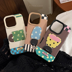 皮纹立体适用iphone16手机壳苹果17promax茶杯台灯14高级感13防摔