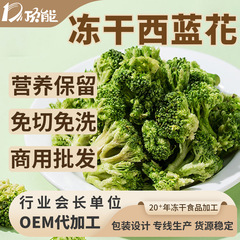 批发脱水绿菜花干 FD冻干西兰花粒 宠物零食辅食幼犬成年狗蔬菜干