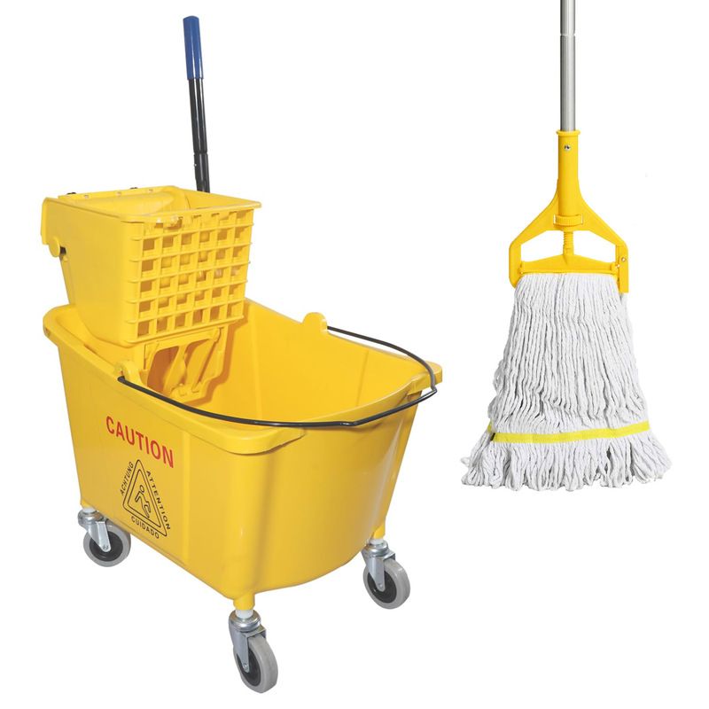 Cross-Border Water Extractor Mop Bucket Commercial Water Squeezer Household Cleaning Cloth Hands-Free Mop Bucket Cleaning Mop Water Dispenser