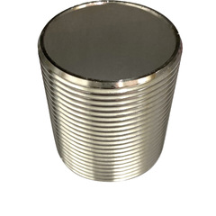 304 stainless steel pipe 50mm long 75mm long 100mm long, external through wire anti-corrosion DN6-DN100 specifications, full length external through wire