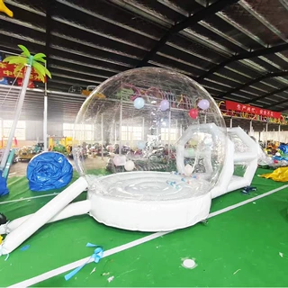 新款热销儿童城堡pvc透明网红泡泡屋透明星空帐篷露营户外充气模